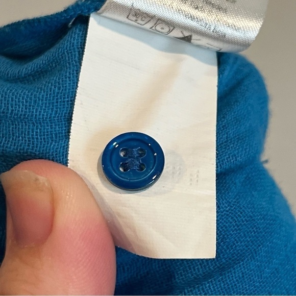 Sundry spag strap jumpsuit blue size 1 made with organic cotton wide leg - Picture 3 of 14